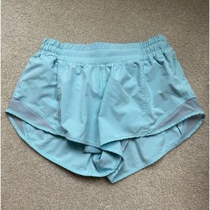 light blue hotty hot shorts